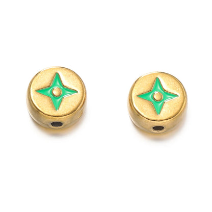 Stainless steel spacer beads