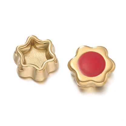 Stainless steel spacer beads