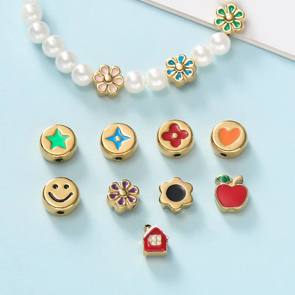 Stainless steel spacer beads