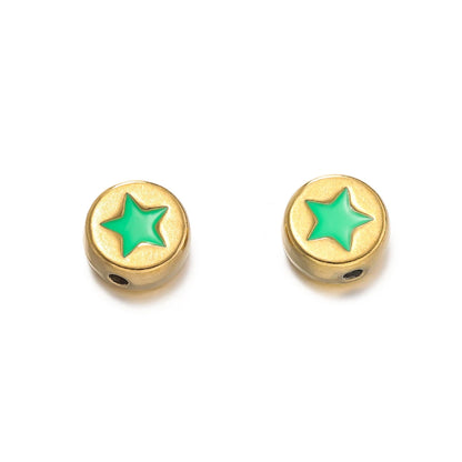 Stainless steel spacer beads