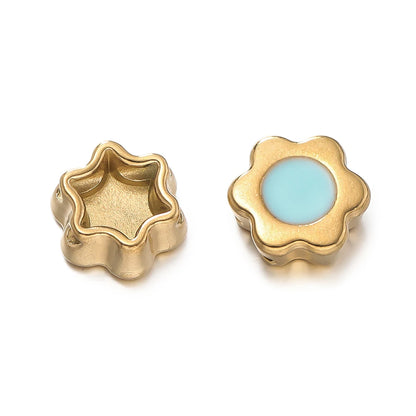 Stainless steel spacer beads