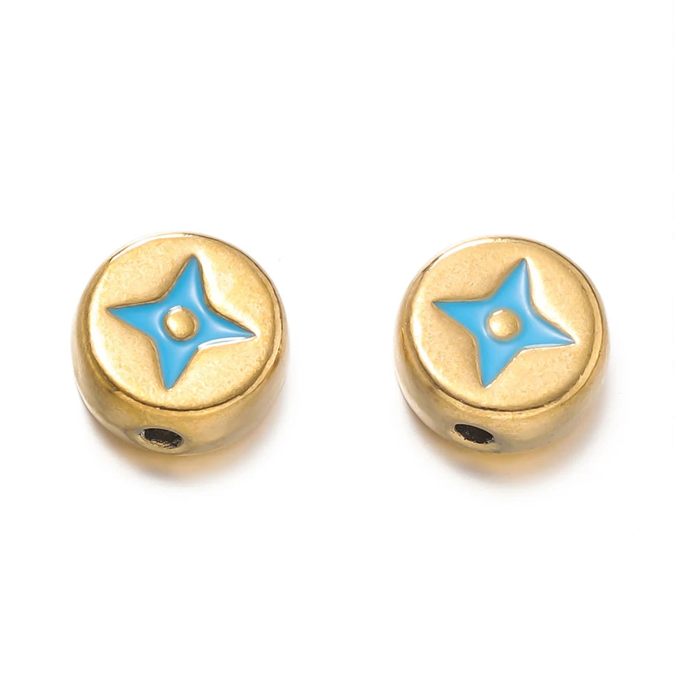 Stainless steel spacer beads